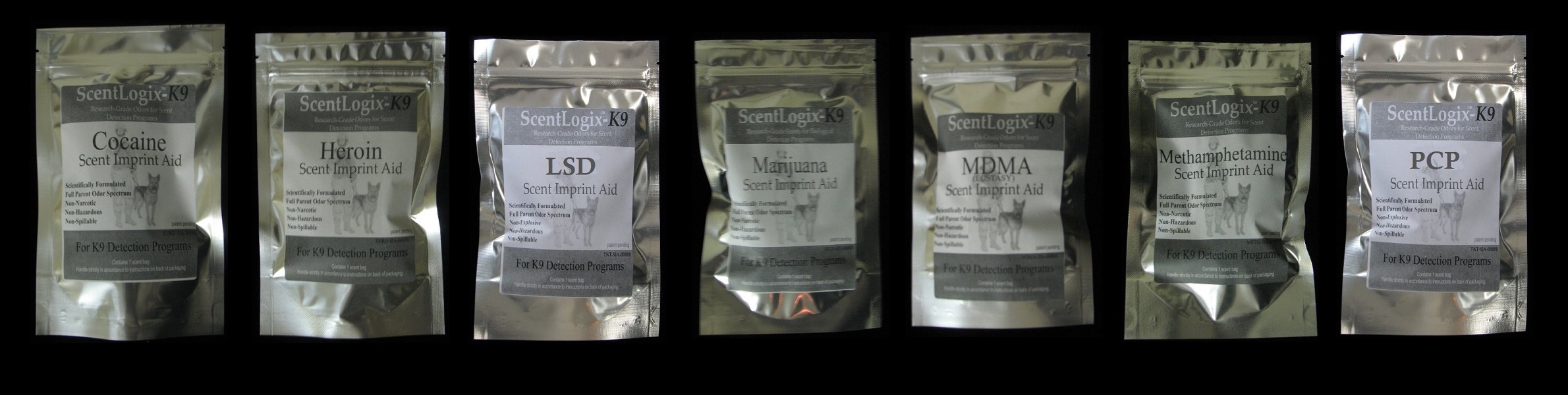 ScentLogix™ K9 and EVD Scent Kits for the Detection of Illicit and