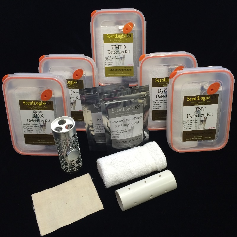 ScentLogix™ K9 and EVD Scent Kits for the Detection of Illicit and