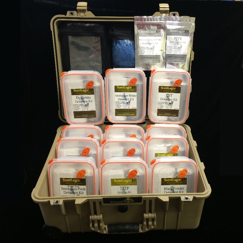 ScentLogix™ K9 and EVD Scent Kits for the Detection of Illicit and